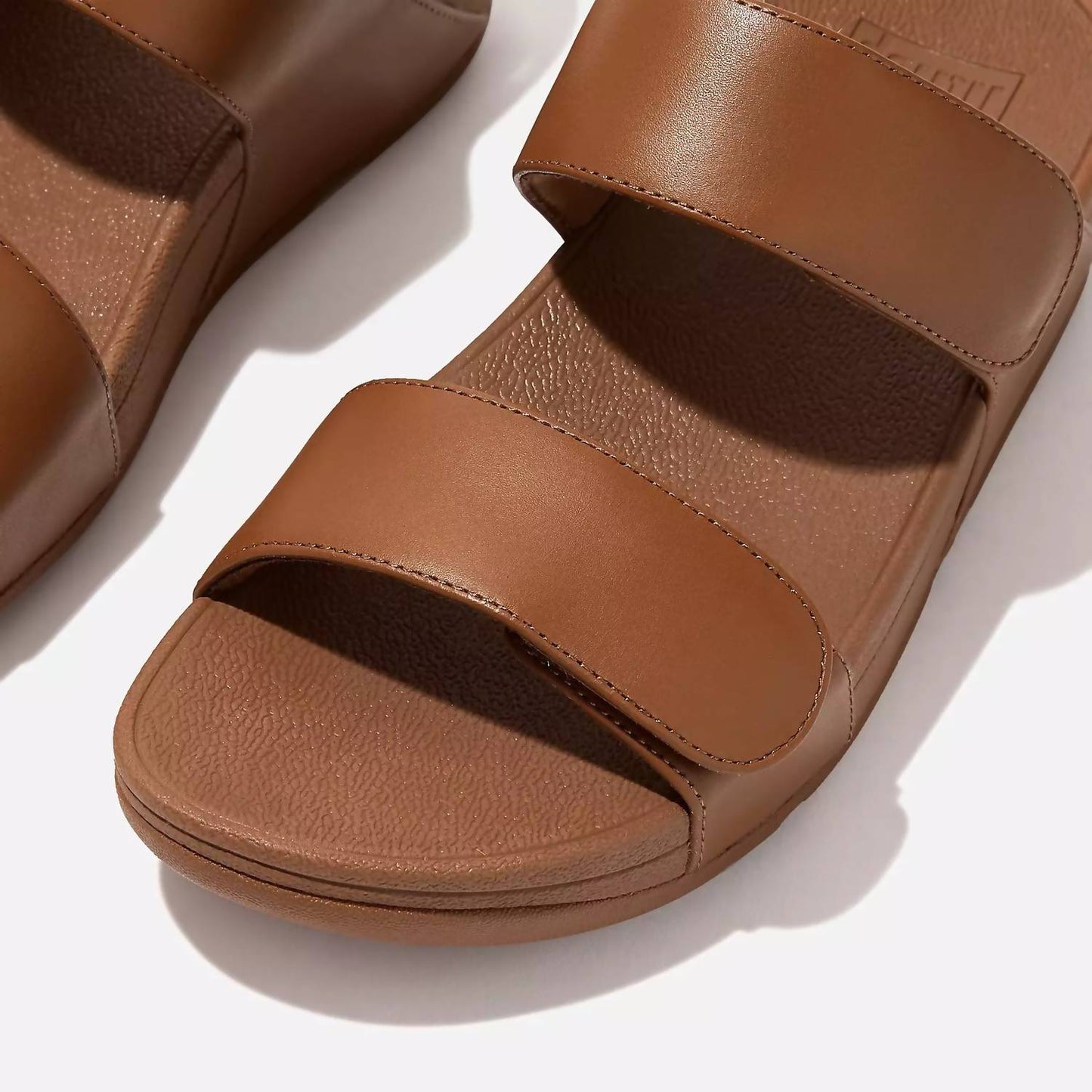 Fitflop - Women's Lulu Adjustable Leather Slides