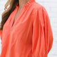 Caryn Lawn - Anna V Neck Top