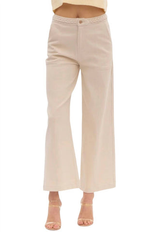 Entro - Gina Braided Detail Pants