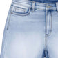 Judy Blue - Women's Ashlee High Waist Fray Hem Cut Off Shorts
