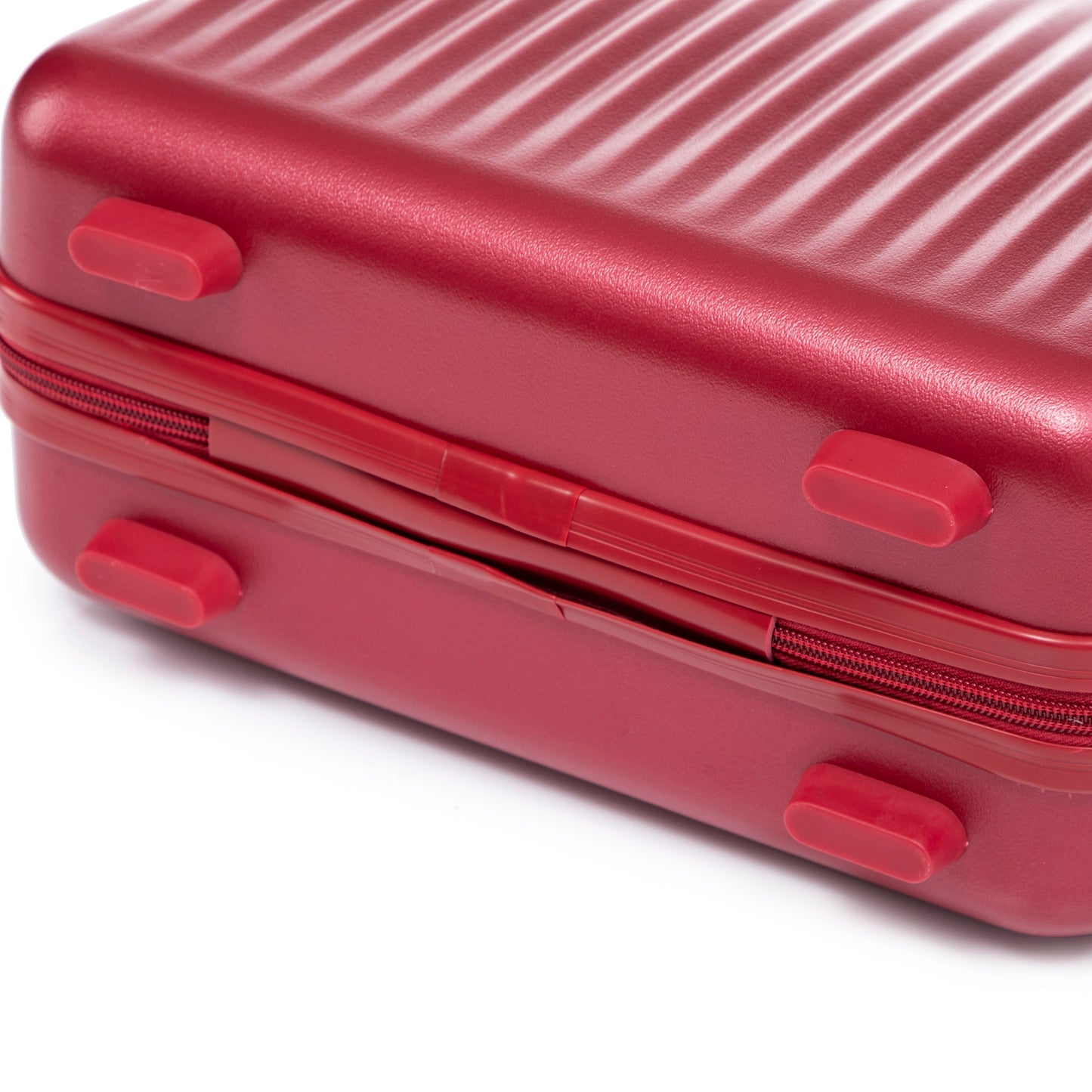 14'/20' 2 pcs ABS Spinner Wheel Luggage Set with Combination Lock and Front Opening Design