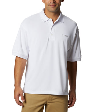 Columbia Men's Perfect Cast Polo White Size Small