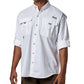 Columbia Men's Bahama Ii Long Sleeve Shirt White Size Medium