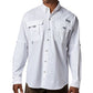 Columbia Men's Bahama Ii Long Sleeve Shirt White Size X-Large