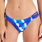 Body Glove Junior's Tie Dyed Low Rise Bikini Bottoms Swimsuit Blue Size X-Small