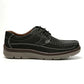 Aston Marc Men's Lace Up Comfort Casual Shoes Black Size 9 M