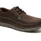 Aston Marc Men's Lace Up Comfort Casual Shoes Brown Size 9 M