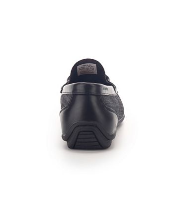 Aston Marc Men's Knit Lace Strap Driving Loafer Black Size 12 M
