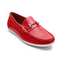 Aston Marc Men's Perforated Classic Driving Shoes Red Size 13 M