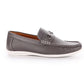 Aston Marc Men's Perforated Classic Driving Shoes Gray Size 8.5 M