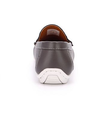Aston Marc Men's Perforated Classic Driving Shoes Gray Size 9.5M