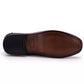 Aston Marc Men's Perforated Buckle Loafers Shoes Black Size 9.5M