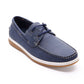 Aston Marc Men's Faux Nubuck Boat Shoes Blue Size 8 M