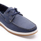 Aston Marc Men's Faux Nubuck Boat Shoes Blue Size 8 M