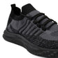 Akademiks Men's Knit Stripe Sneakers Shoes Black Size 12 M