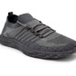 Akademiks Men's Stripe Knit Sneakers Grey Size12