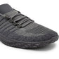Akademiks Men's Stripe Knit Sneakers Grey Size12