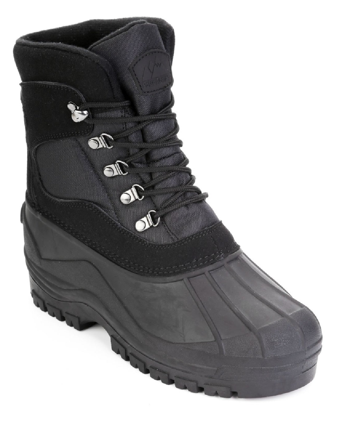 Polar Armor Men's All Weather Suede Snow Boots Black Size 11 M