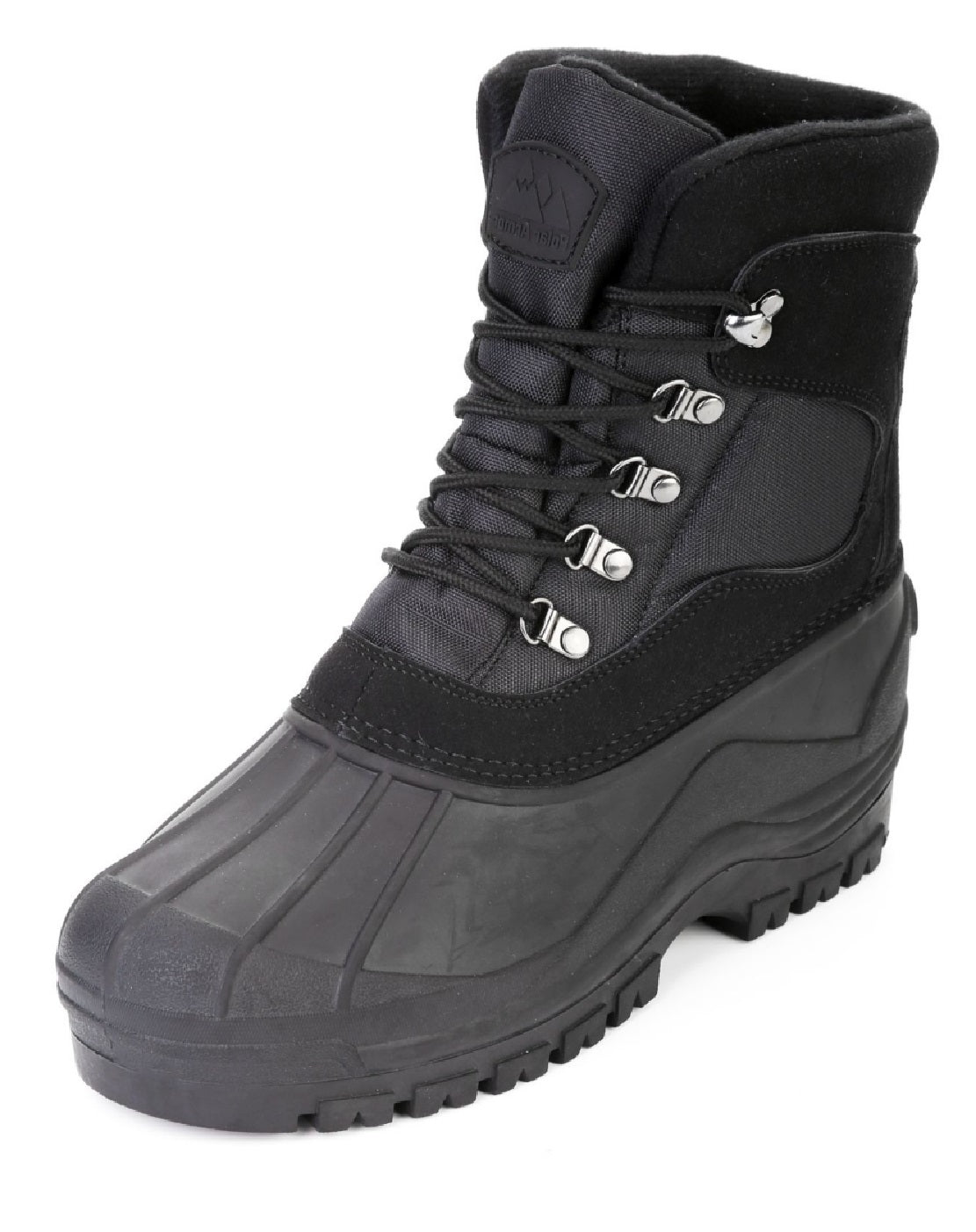 Polar Armor Men's All Weather Suede Snow Boots Black Size 11 M