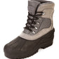 Polar Armor Men's All Weather Suede Snow Boots Gray Size 10 M