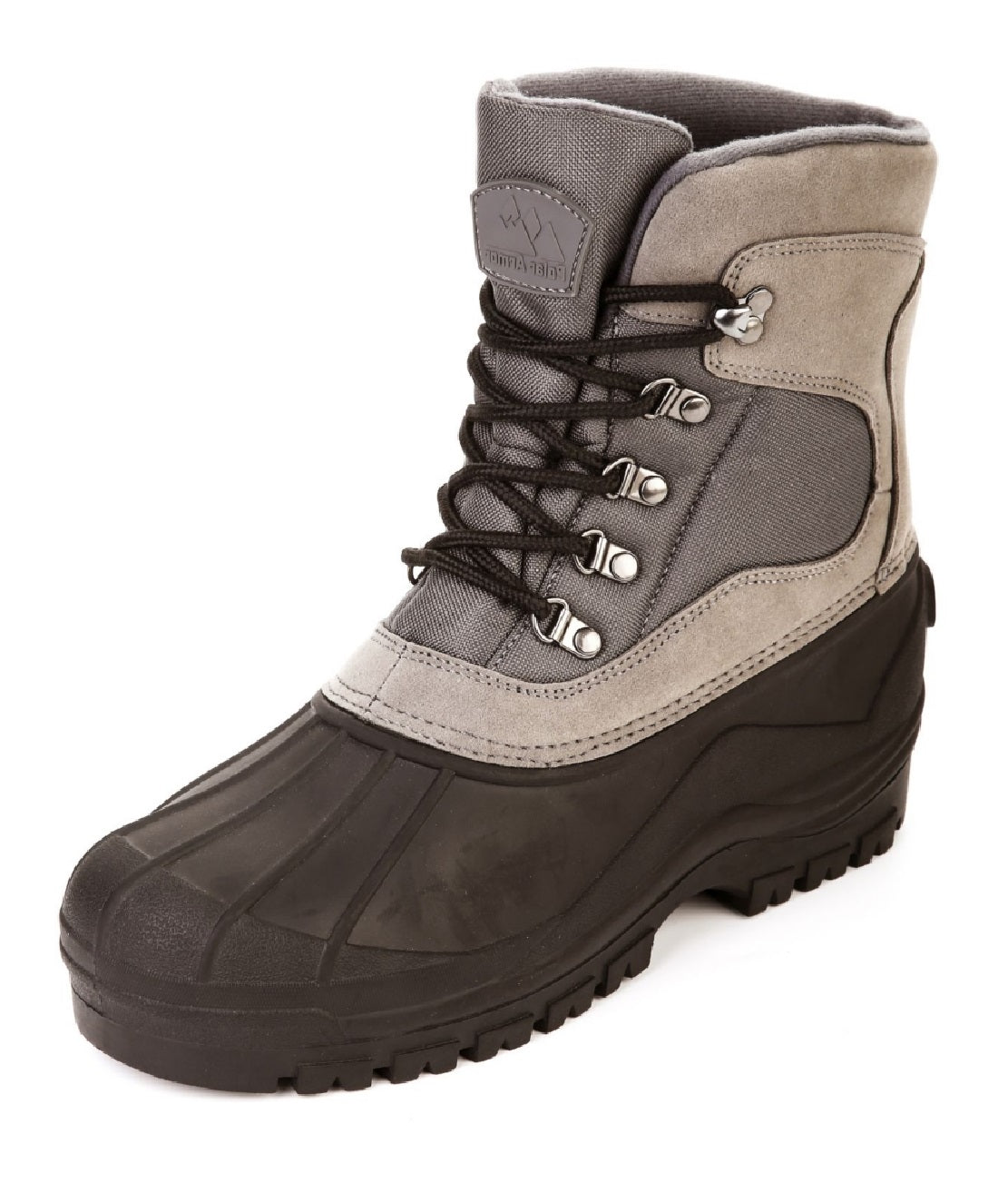 Polar Armor Men's All Weather Suede Snow Boots Gray Size 10 M