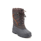 Polar Armor Men's All Weather No Tie Lace Snow Boots Brown Size 9M