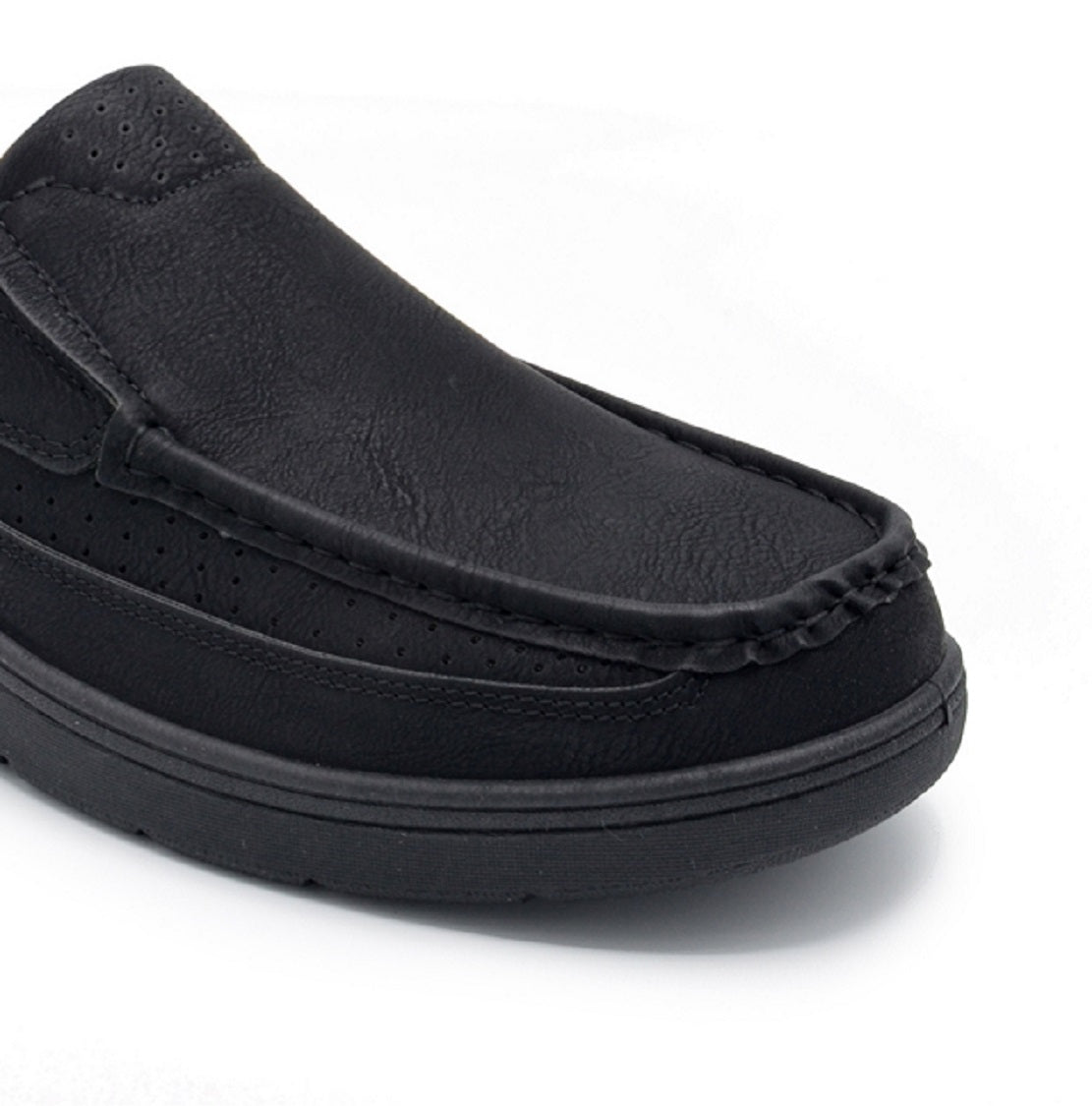 Aston Marc Men's Slip On Walking Casual Shoes Black Size 8 M