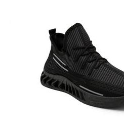 Akademiks Men's Fit 2.0 Knit Jogger Sneakers Black Size 9M