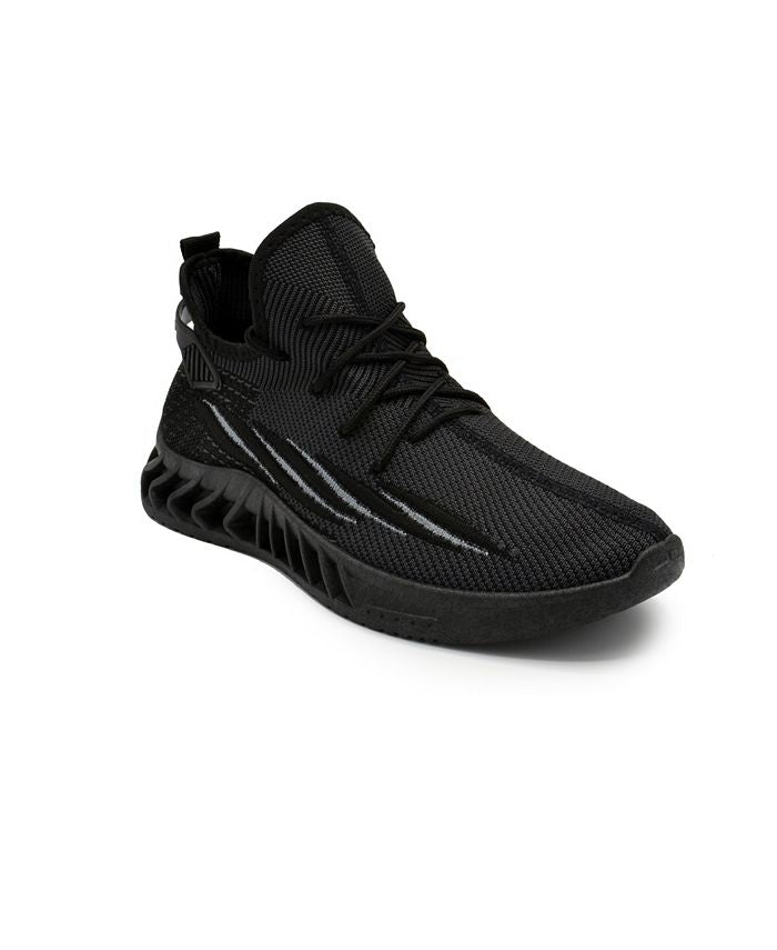 Akademiks Men's Fit Knit Jogger Sneakers Black Size 11 M