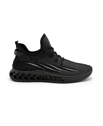 Akademiks Men's Fit Knit Jogger Sneakers Black Size 11 M