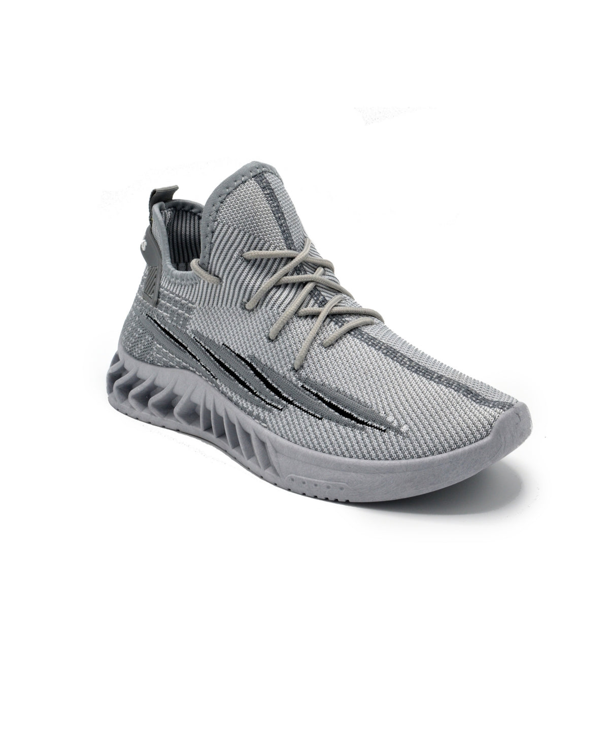 Akademiks Men's Fit 3.0 Knit Jogger Sneakers  Shoes Gray Size 11 M
