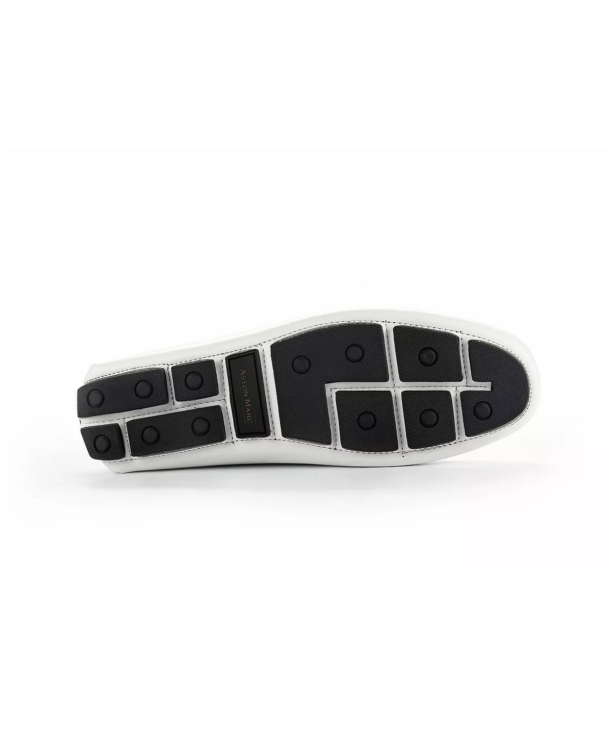 Aston Marc Men's Charter Side Buckle Loafers Men's Shoes White Size 11 M