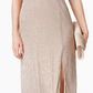 R & M Richards Women's Shimmer Gown Dress Gold Size 4