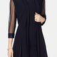 R & M Richards Women's Embellished Dress & Duster Jacket Blue Size 16