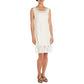 R & M Richards Women's Embellished Lace Sheath Dress & Jacket White Size 10