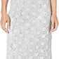R & M Richards Women's 2 Pce Lace Swing Jacket Dress Gary Size 14