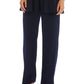 R & M Richards Women's 2 Pc Jacket Top & Pants Set Blue Size 12 Petite