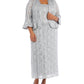 R & M Richards Women's Lace Dress & Ruffled Jacket Gray Size 16W