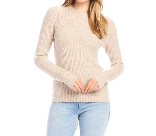 Karen Kane - Wide Ribbed Crewneck Sweater