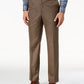Michael Kors Men's Flat Front Dress Pants Brown Size 34X32