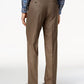 Michael Kors Men's Flat Front Dress Pants Brown Size 34X32