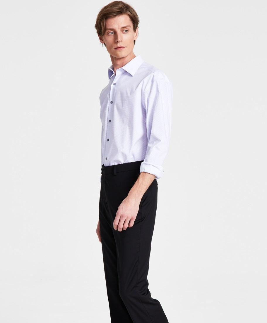 Calvin Klein Men's Slim Fit Dress Pants Black Size 36x30