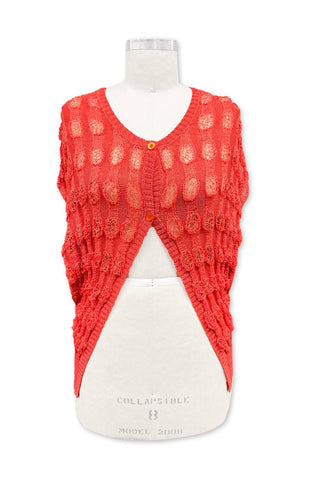 Paparazzi - U-shaped Cap Sleeve With Drop Armhole Cardigan