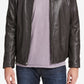 Marc New York Men's Leather Moto Jacket Brown Size Small