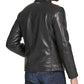 Marc New York Men's Leather Moto Jacket Black Size Large