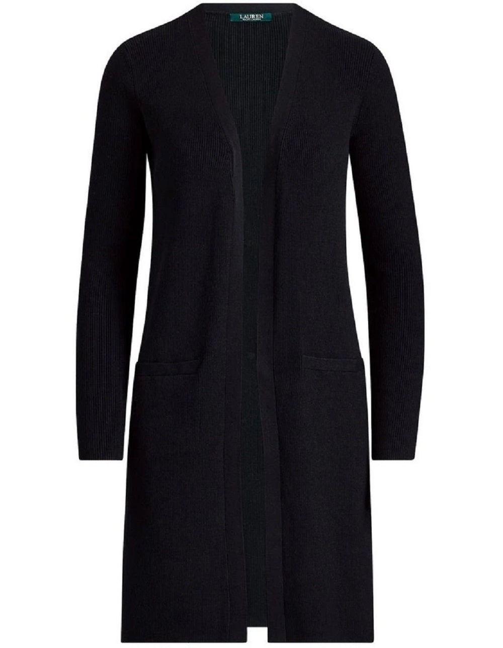 Ralph Lauren Women's Cotton Blend Cardigan Black Size Small