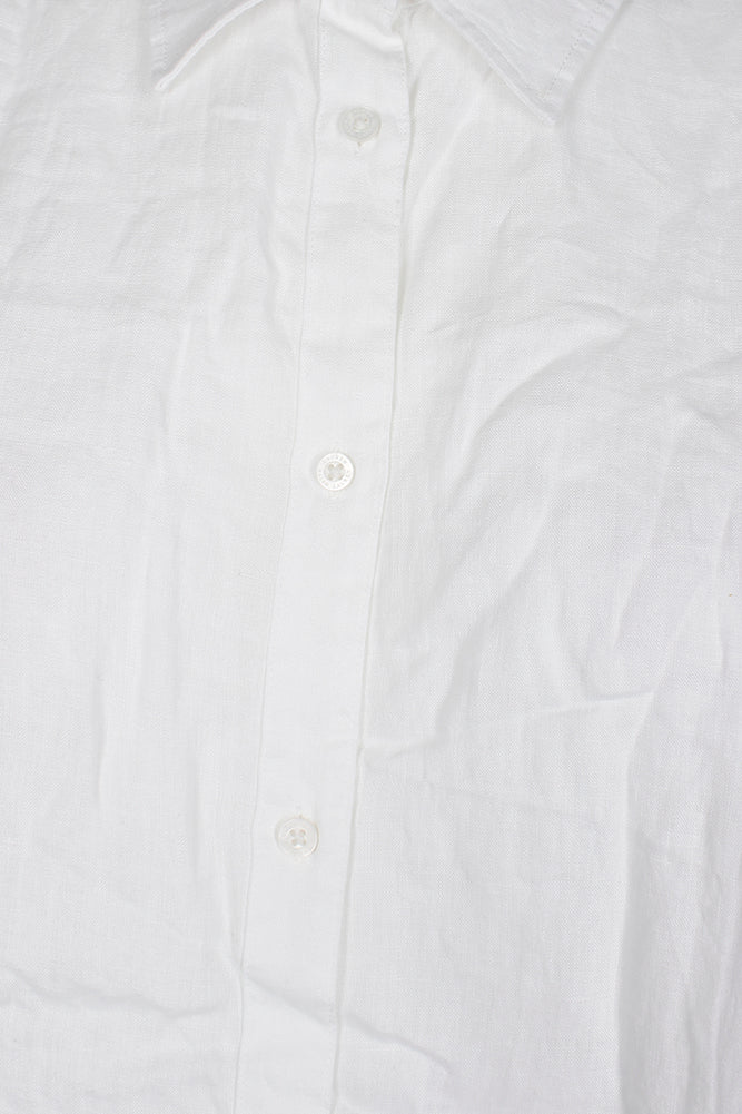 Ralph Lauren Women's Linen Dolman Sleeve Shirt White Size 2X