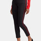 Ralph Lauren Women's Striped Ponte Skinny Pants Black Size Medium