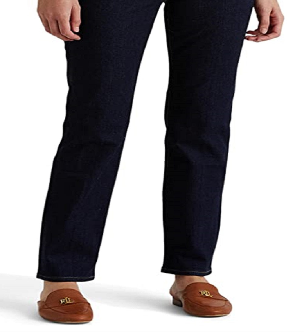 Ralph Lauren Women's Mid Rise Straight Jeans Blue Size 4