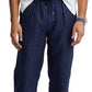 Polo Ralph Lauren Men's Tailored Linen Blend Pants Blue Size Small